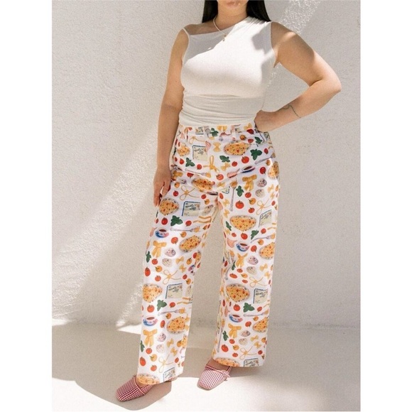 Lisa Says Gah Denim - New Lisa Says Gah Robyn jeans in buon appetito print